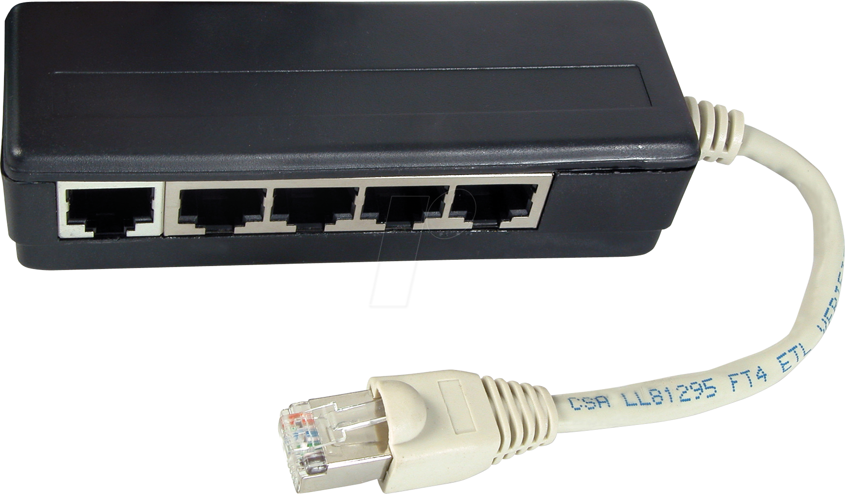 EFB K5117015 - 5-fach Adapter, RJ45 Stecker / 5x Buchse, terminiert