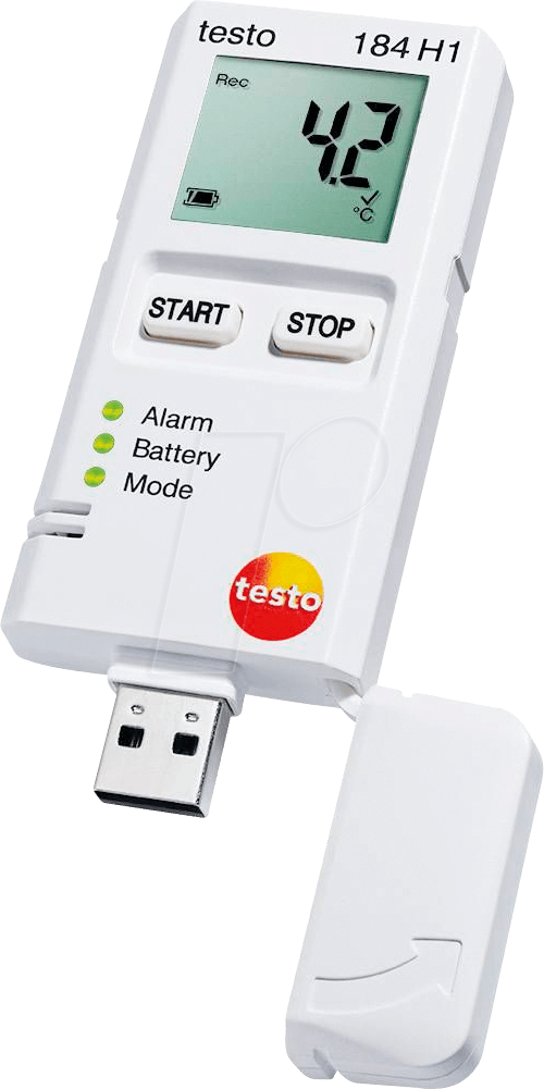 Thumbnail - TESTO 0572 1845 - testo 184 H1 - USB-Datenlogger Feuchte und Temperatur