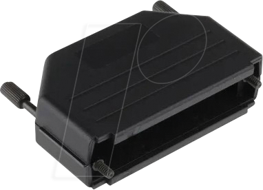 MHDPPK50-K - D-Sub Kappe, 50-polig, gerade, schwarz