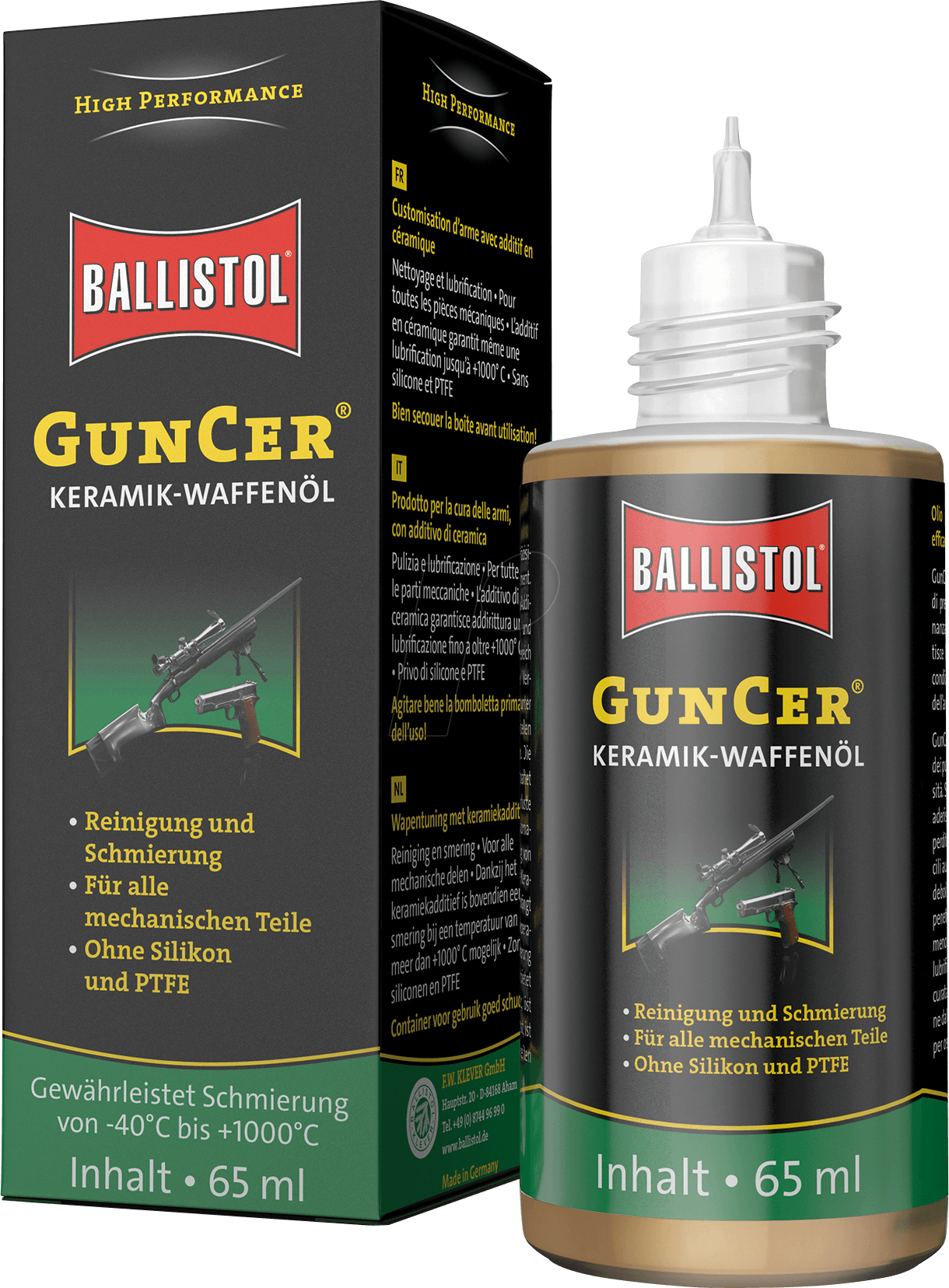 BALL 22169 - Keramik-Waffenöl GunCer, 65 ml