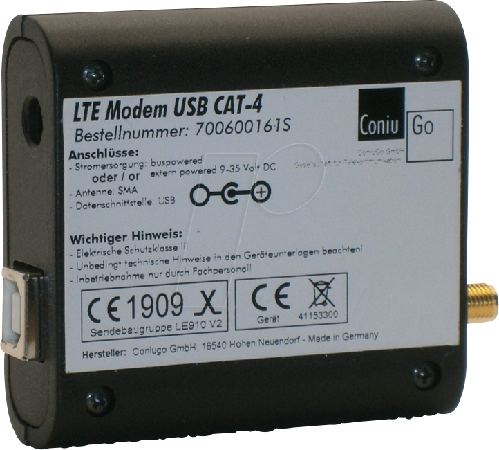 CONIU 700600161S - LTE Modem USB dualpowered CAT 4