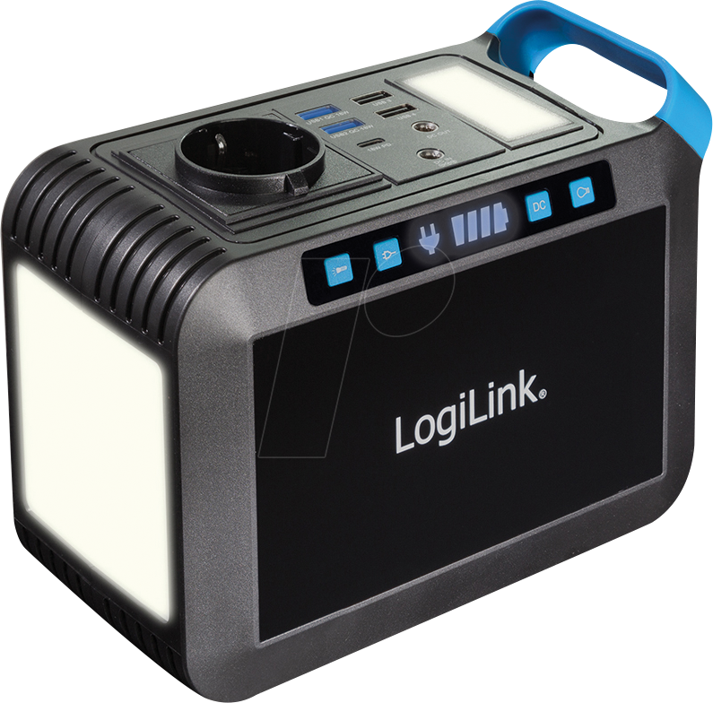 LOGILINK PPS0301 - Tragbare Powerstation, 300 W, 375 Wh