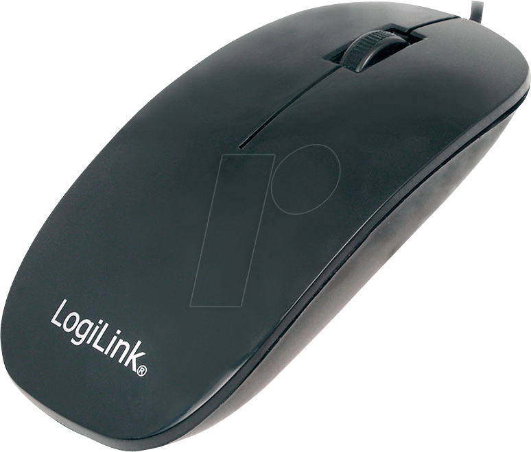 Thumbnail - LOGILINK ID0063 - Maus (Mouse), Kabel, USB, flach, schwarz