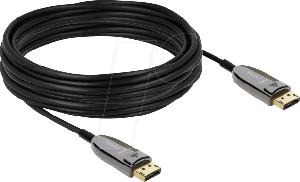DELOCK 87107 - DisplayPort Kabel, 2.1 8K 60 Hz, 40 Gbps, 10,0 m
