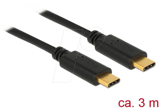 DELOCK 83867 - Delock USB 2.0 Kabel Type-C zu Type-C 3 m 3 A