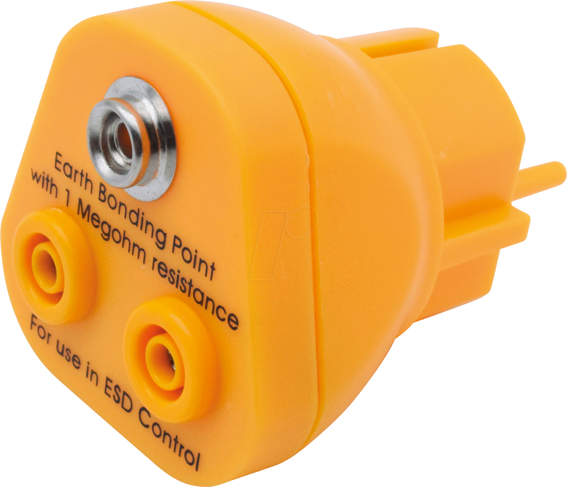 QUAD 1903EC053 - ESD Schutzkontakt Erdungsstecker 1 x 10 mm, 2 Bananenstecker