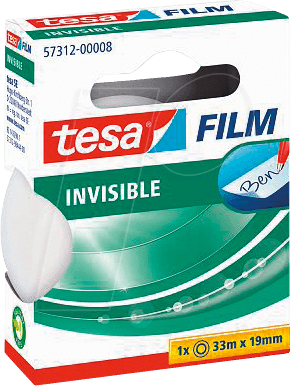 TESA 57312 - tesafilm® invisible, 33 m x 19 mm, 1 Rolle