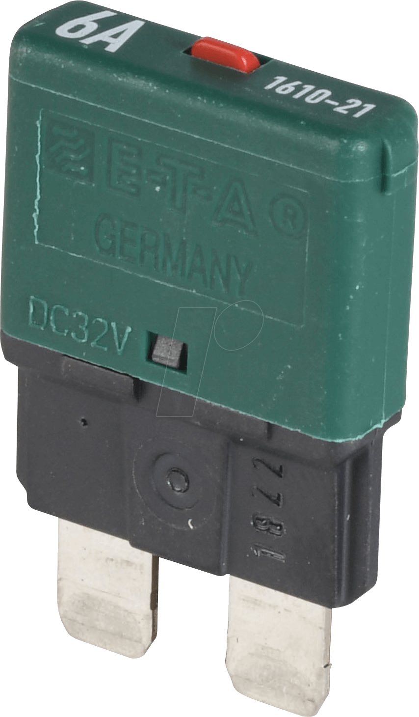 ETA 1610-21-6A - KFZ-Sicherung, 6 A, grün