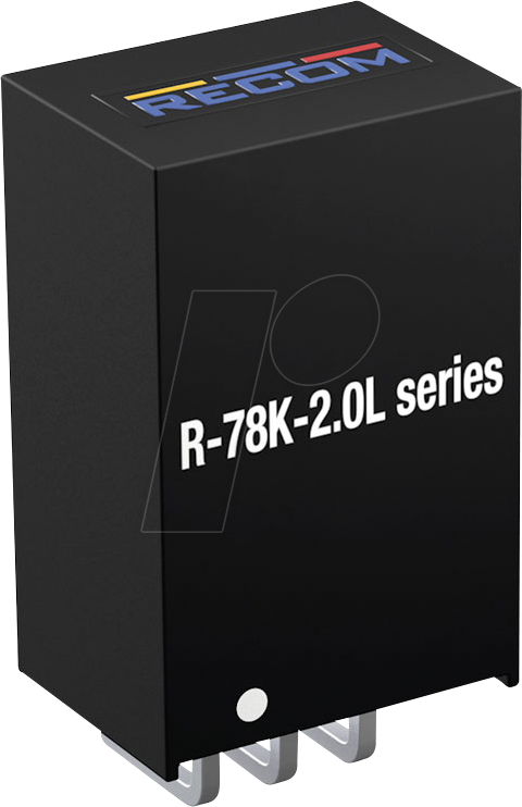 R-78K33-20L - DC/DC-Wandler R-78, 4,5-36 Vin, Single, 3,3 Vout, 2000 mA, SIP3