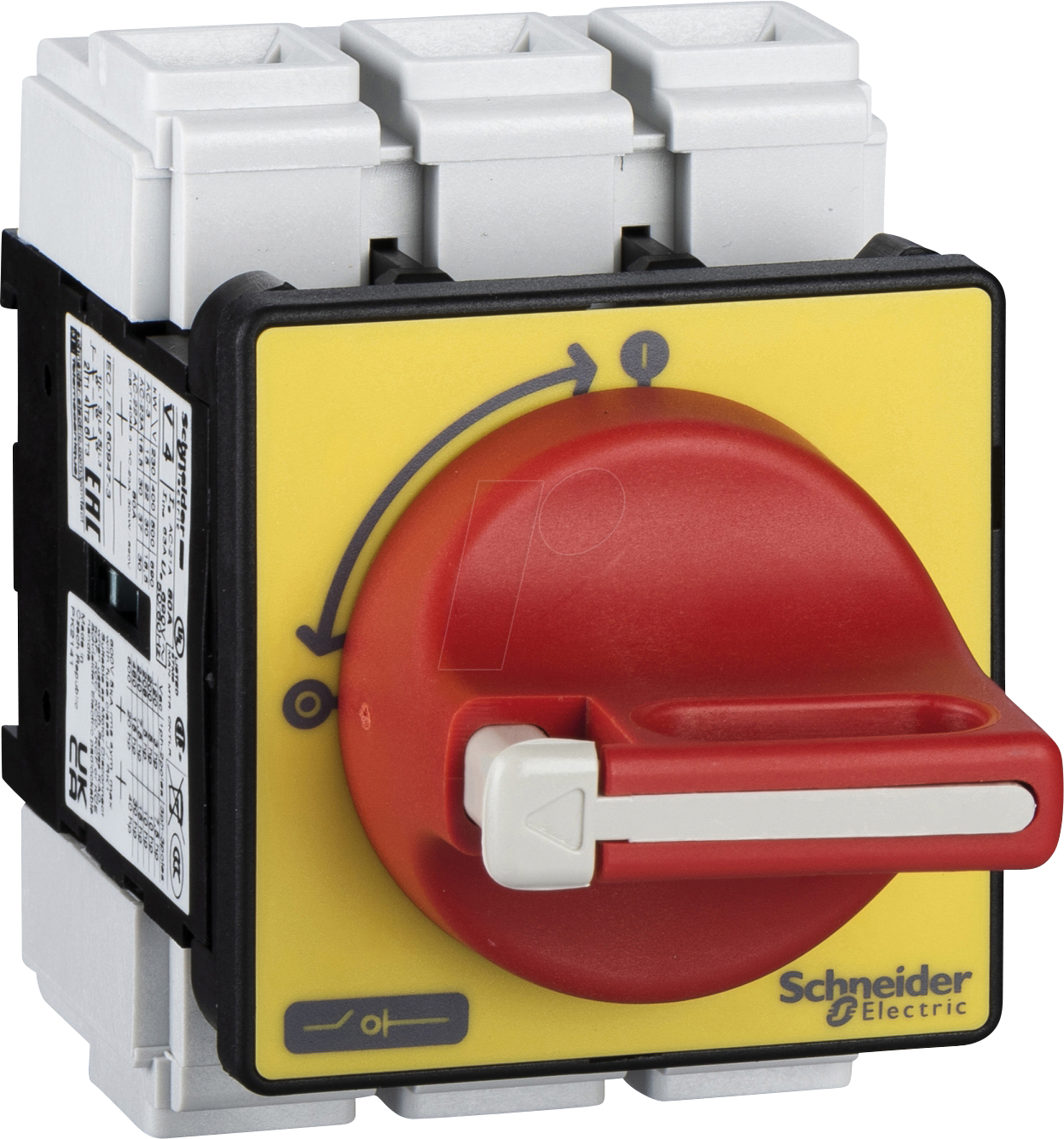 VCF4 - Not-Aus Hauptschalter, 3p, 690V, 80A, Griff rot, Türbefestigung