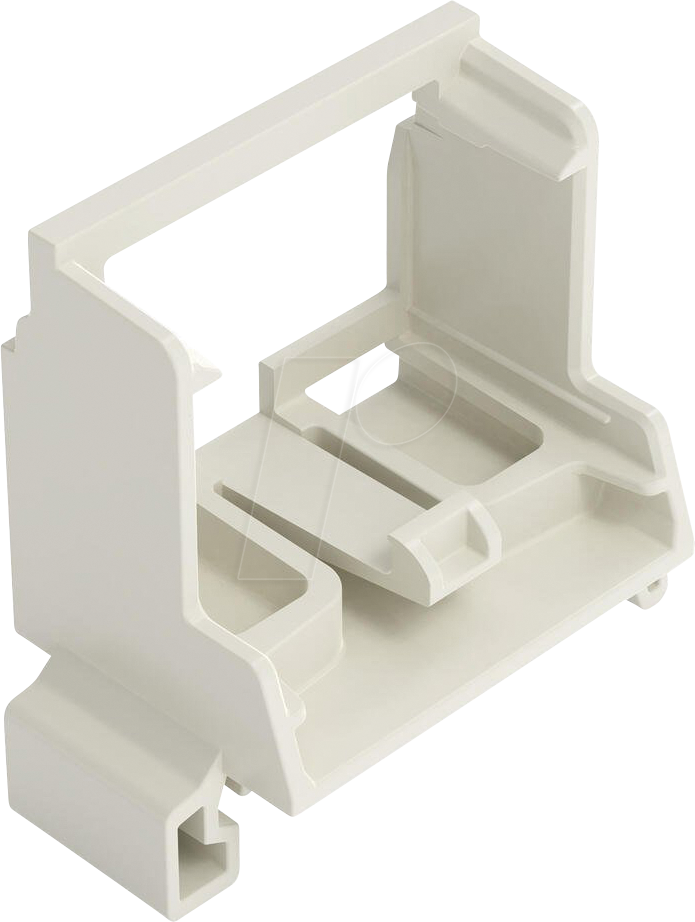 WAGO 221-549-2LG - Befestigungsadapter für Tragschiene, 10-Leiter, lichtgrau