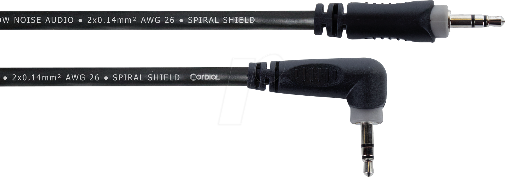 ES 1 WWR - Audio Kabel, 3,5 mm Stereo Klinke, gewinkelt, 1 m