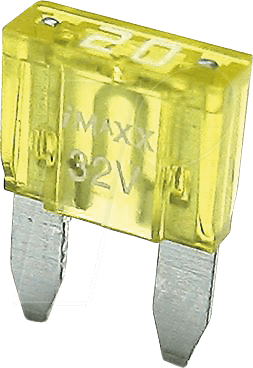 IMAXX F7020 - KFZ-Sicherung, miniOTO, 20 A, gelb