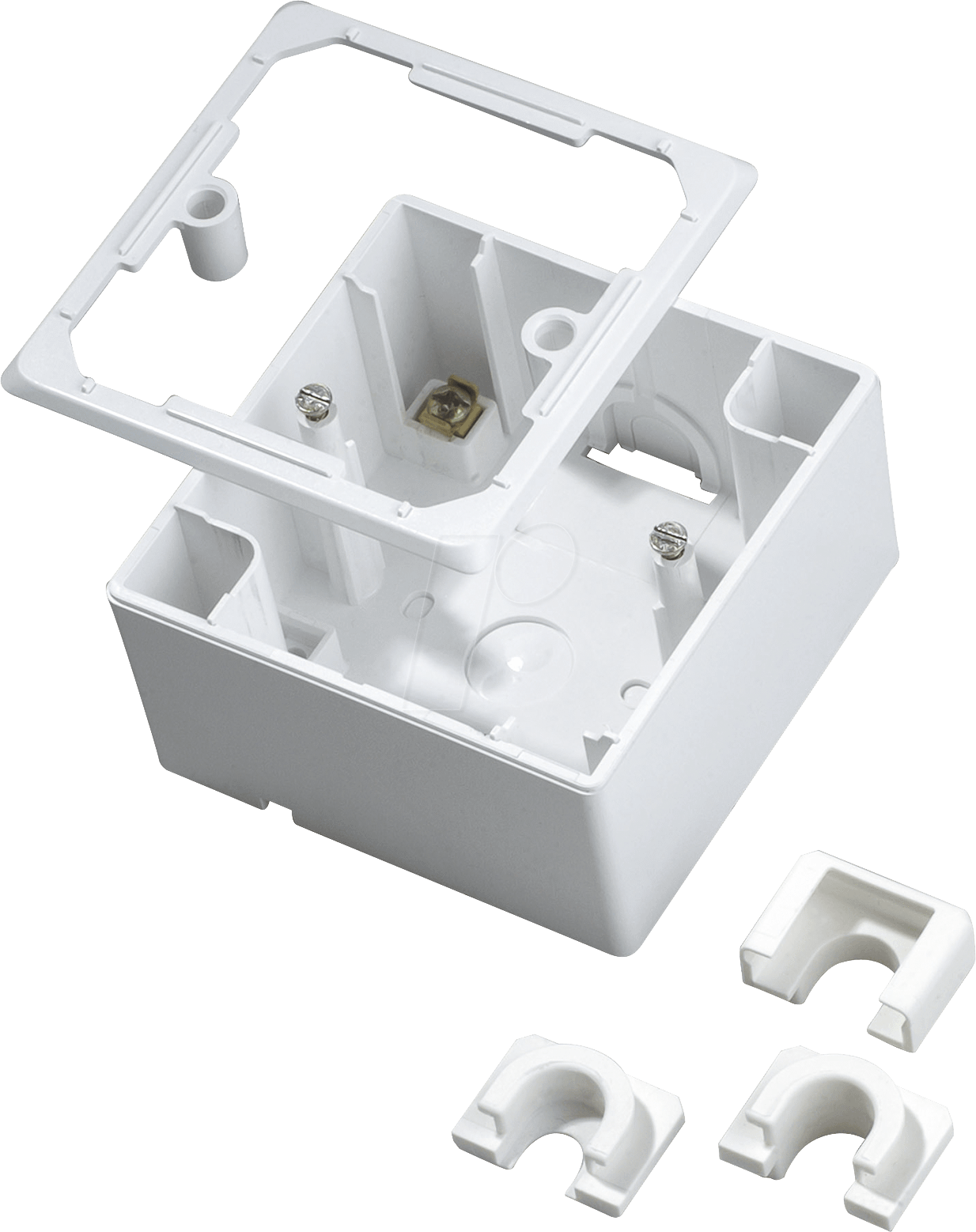 EL KO AP - Aufputzrahmen - HK05 - Serie, arcticweiß