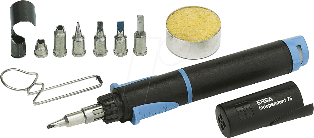 INDEPENDENT 75P - Gaslötkolben Set, Independent 75 Profi, Piezo-Zünder