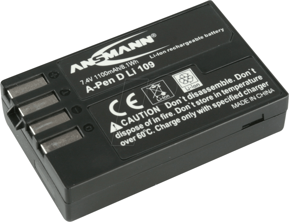 ANS 1400-0020 - Akku, Digitalkamera, kompatibel, 1100 mAh, Pentax