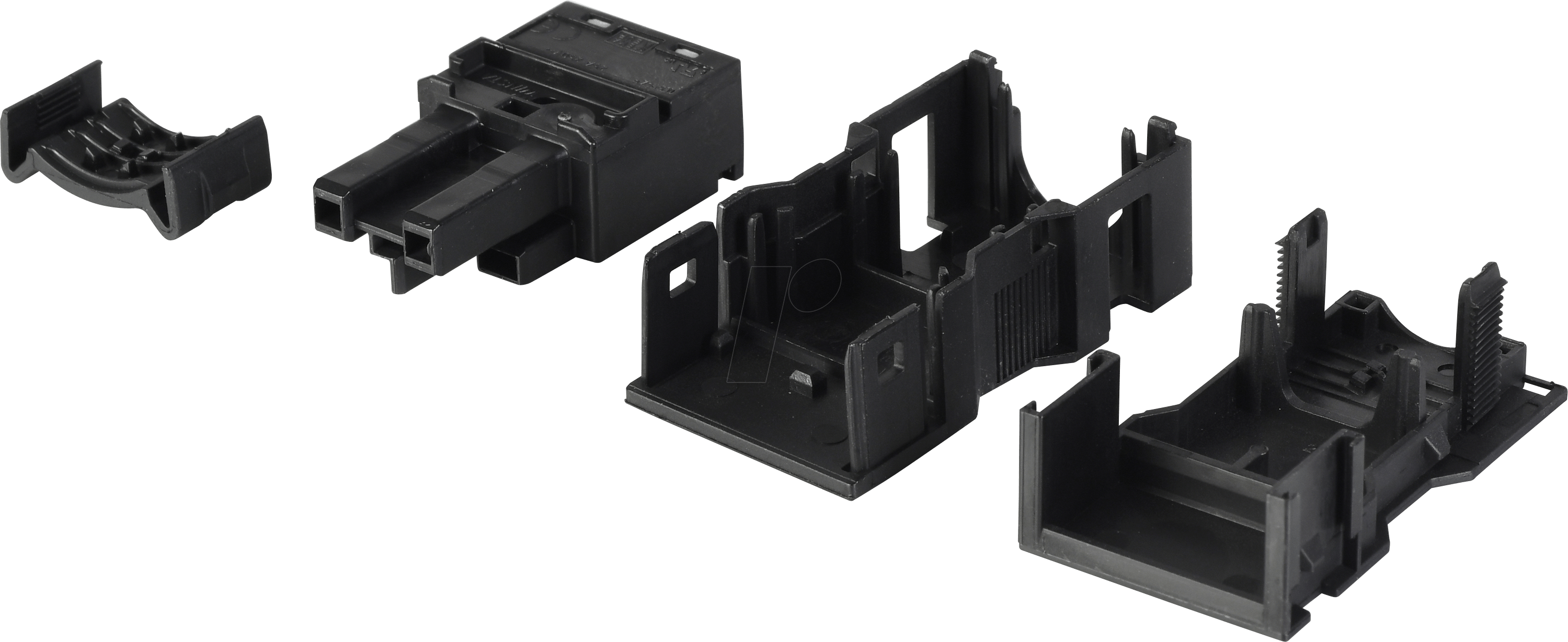 WAGO 770-102 - WINSTA® MIDI, Buchse 2-pol, mit Zugentlastungsgehäuse