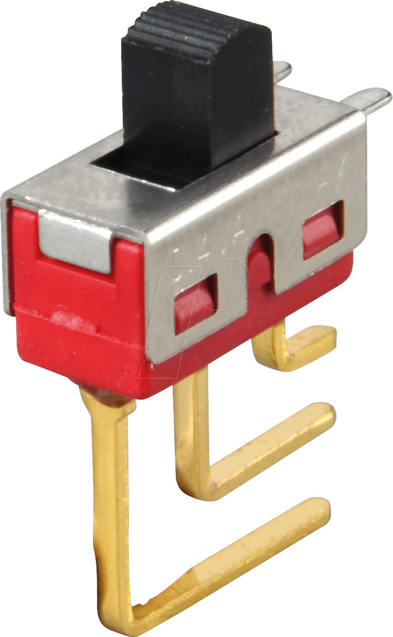 SS 13LSP - Schiebeschalter 1x UM, liegend, Print, RM 3,81