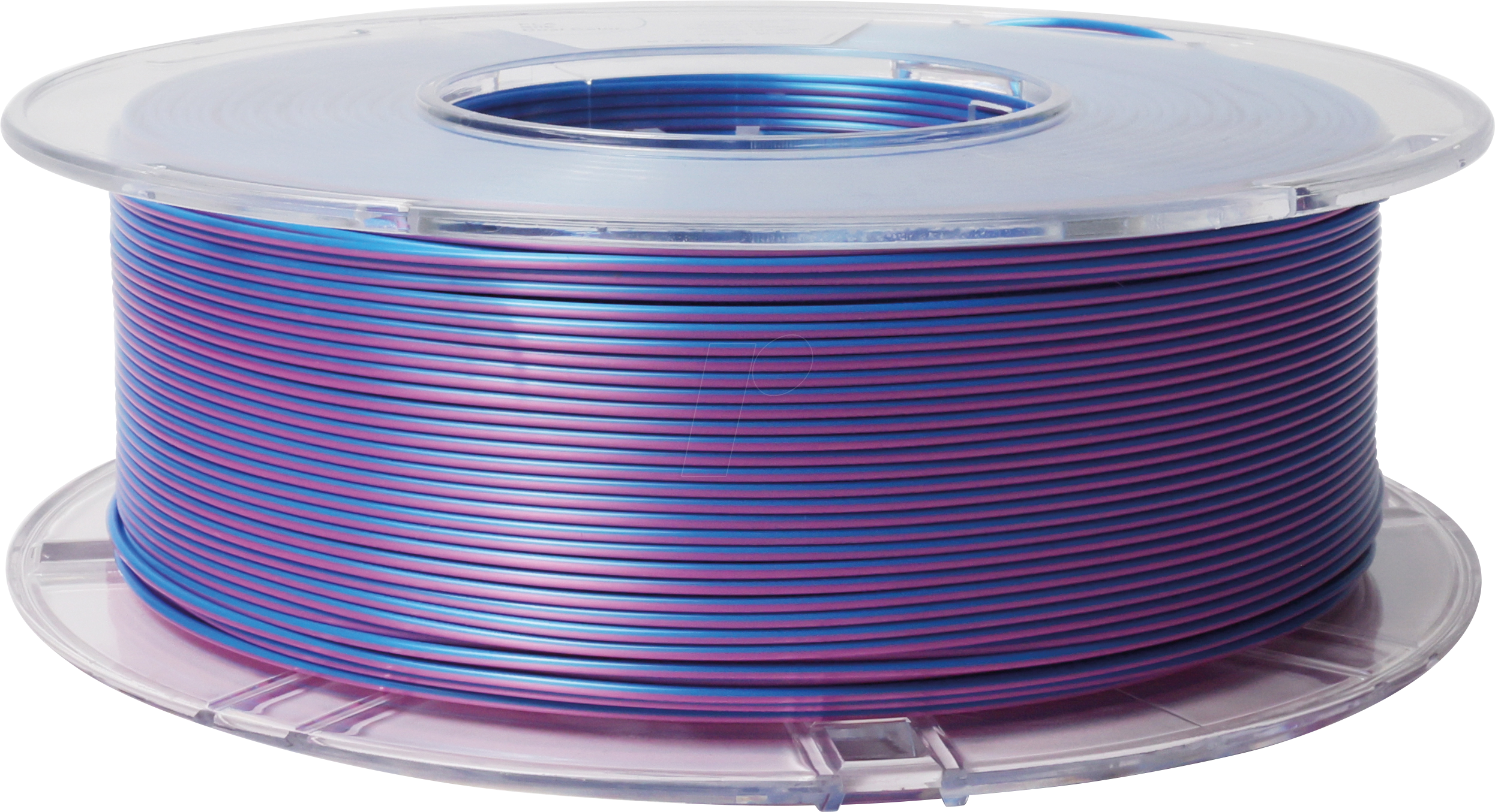 PMMA-1021-004 - Filament, PLA Silk, zweifarbig, Purpur-Blau, 1,75 mm, 1 kg