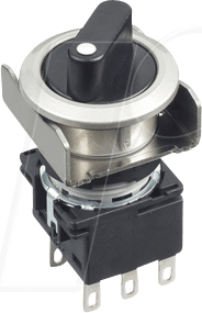 ID LB6MS33T6 - Wahlschalter LB, 22 mm , metallic