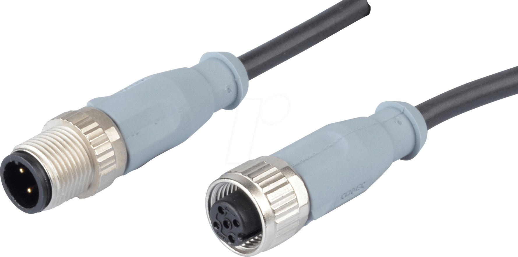 SAL12 RKS45 - SAL M12x1 - 4-pol, Verbindungsleitung, 5 m