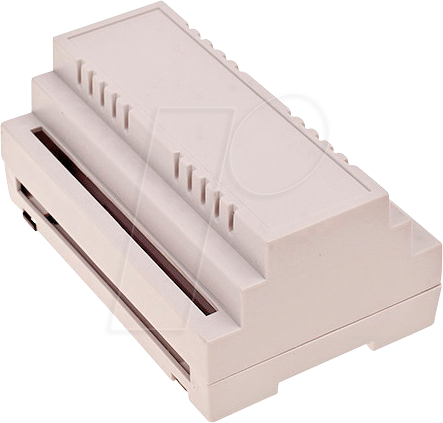 4U65140906310 - Hutschienengehäuse, 139 x 89 x 63 mm, lichtgrau