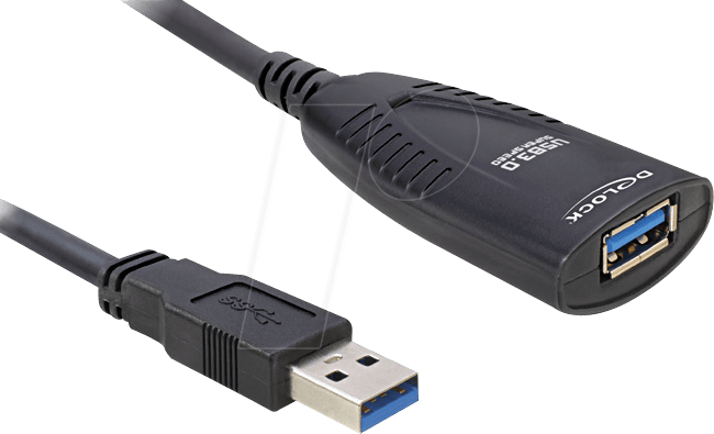 DELOCK 83089 - USB 5 Gb/s Kabel, A Stecker auf A Buchse, 5 m