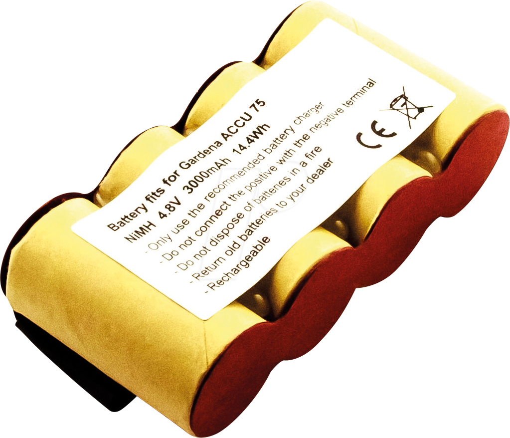 Thumbnail - AKKU 31025 - Ersatzakku, Gardena bmz BYD 4 D-SC 1700P, NiMh, 3000 mAh