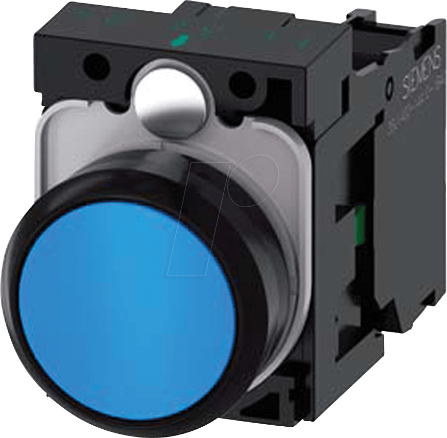 ACT 0AB50-1BA0 - Drucktaster, 1 NO, blau, rund