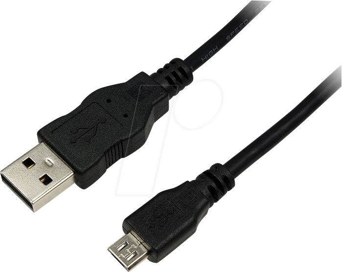 LOGILINK CU0058 - USB 2.0 Kabel, A Stecker auf Micro B Stecker, 1 m