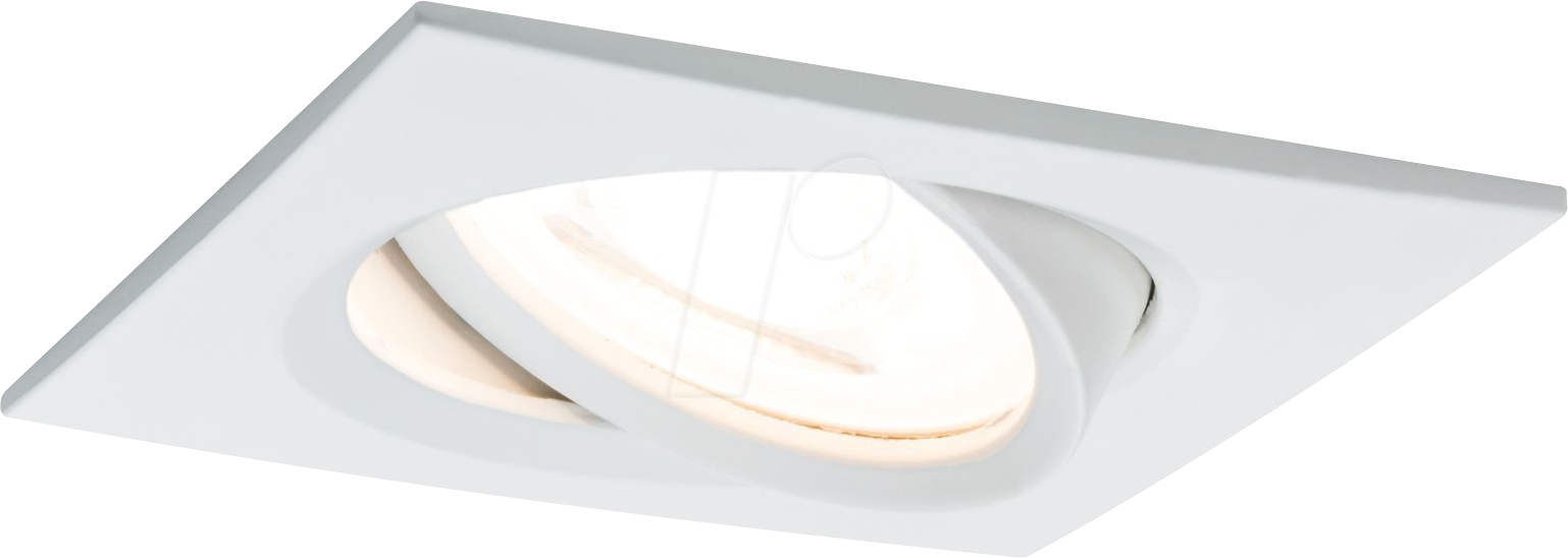 PLM 93435 - Einbauleuchte Nova, GU10, 6,5 W, 2700 K, 50°, eckig, weiß