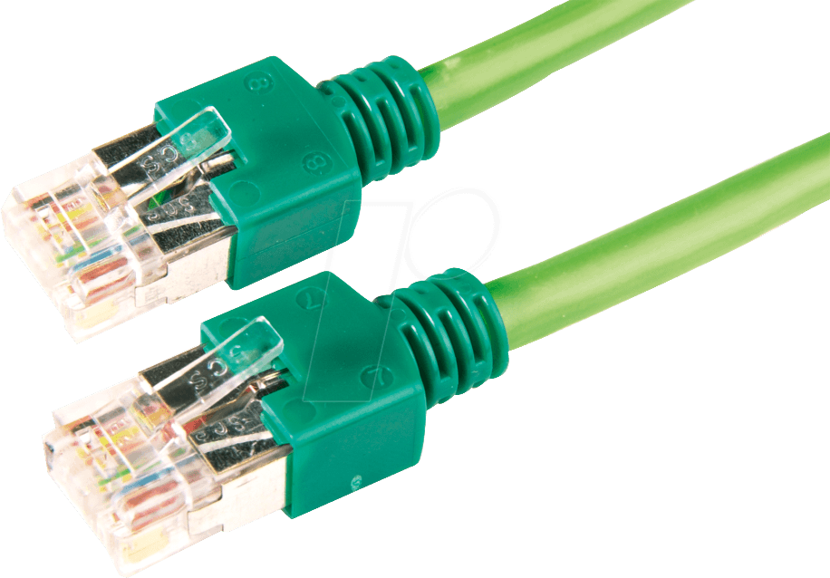 PATCH-300 10 GN - Categorie 5e, 300MHz, SF/UTP, 10 m, grün
