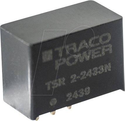 Thumbnail - TSR 2-2412N - DC/DC-Wandler, TSR 2N Serie, 42 W, 21,2 VDC, 2 A, SIP-3