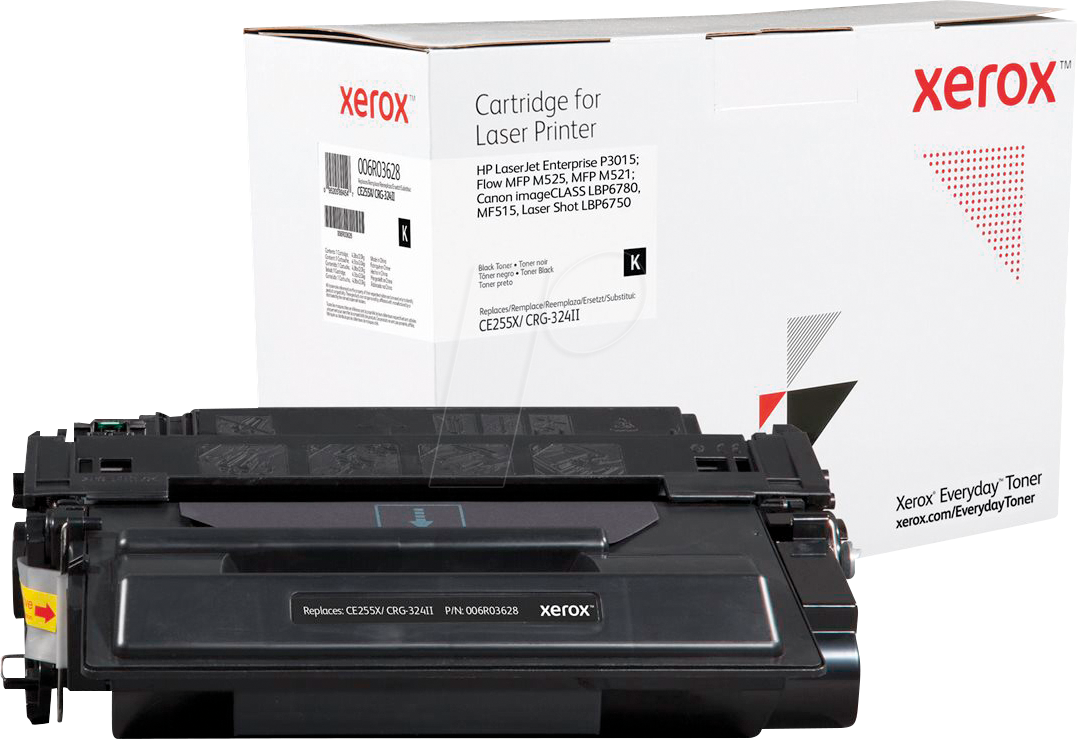 XEROX 006R03628 - Toner, schwarz, 55X, rebuilt, HP