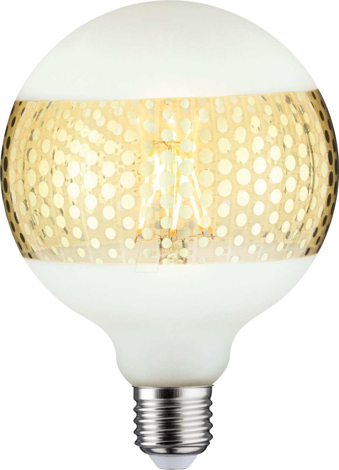 PLM 28770 - LED-Lampe Modern Classic E27, 4,5 W, 420 lm, 2500 K, Ringspiegel