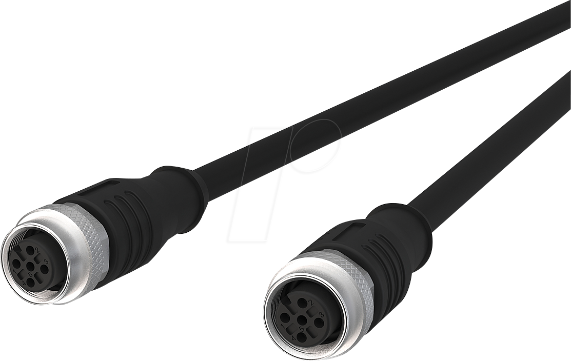 MC 142MFA22050 - Sensorleitung, M12, 4 pol, Ku > Ku, 5 m