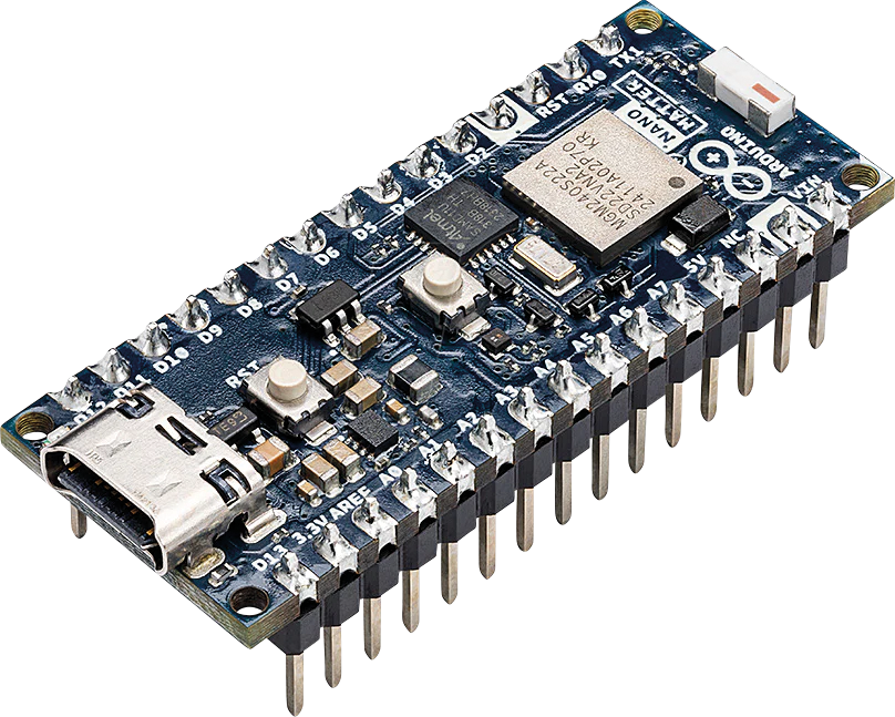 ARD NANO MATT H - Arduino Nano Matter, MGM240S, USB-C, Matter-kompatibel, mit Head