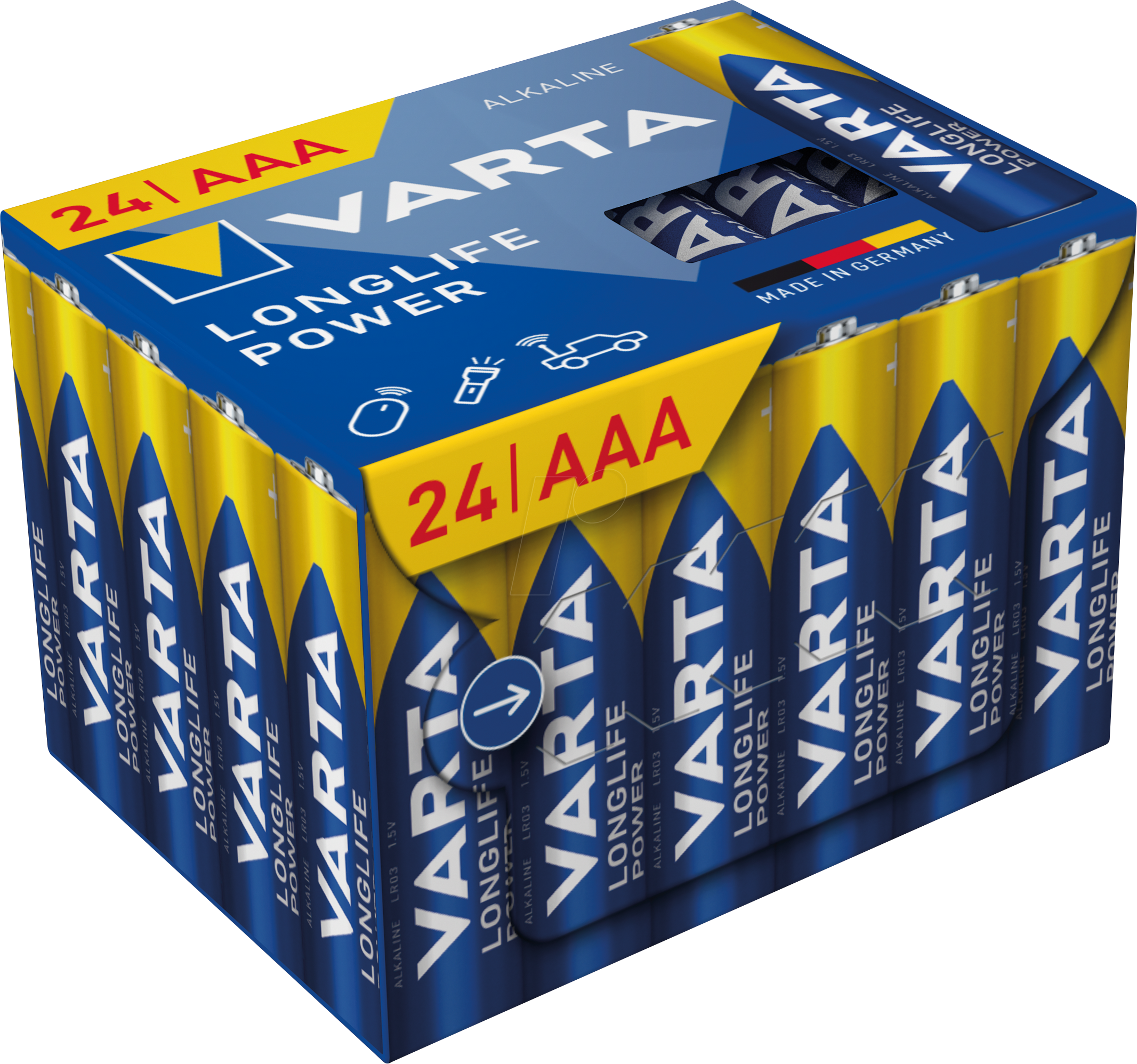 VAR LLP AAA 24X - Longlife Power, Alkaline Batterie, AAA (Micro), 24er-Pack