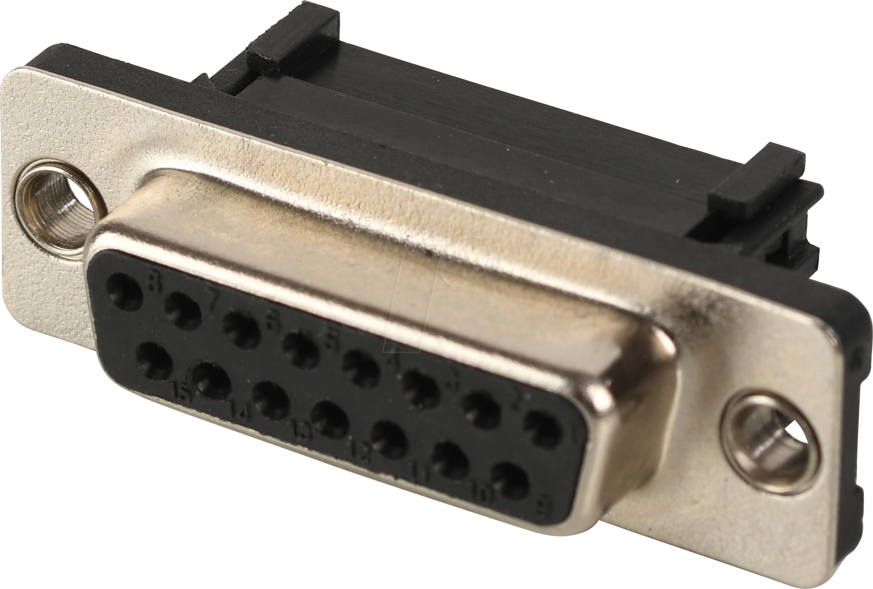W+P 114-15-2-0-0 - D-SUB Buchse, 15-polig, für IDC-Flachbandkabel