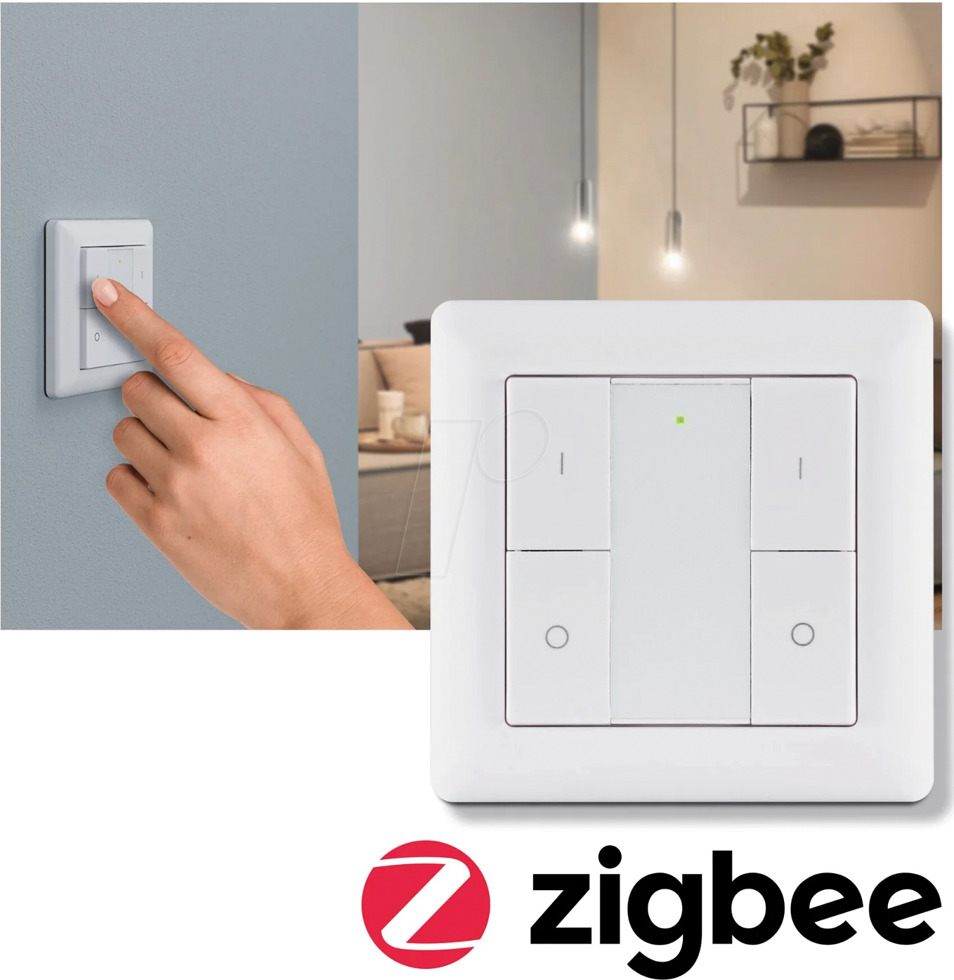 PLM 50134 - Wandschalter, Smart Home Zigbee 3.0