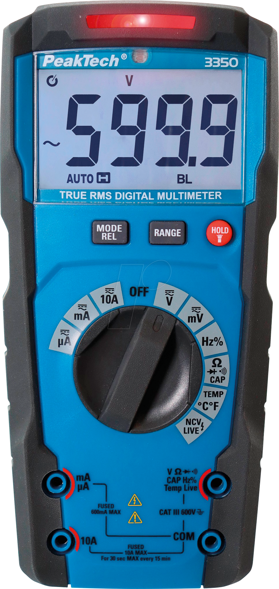 PEAKTECH 3350 - Multimeter, digital, 6000 Counts, TRMS, Auto-Range