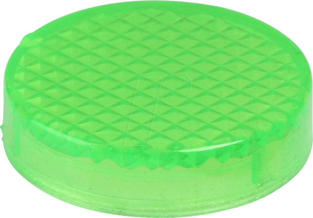 REFL KAPP ST GN - Reflektorabdeckkappe, Struktur, grün