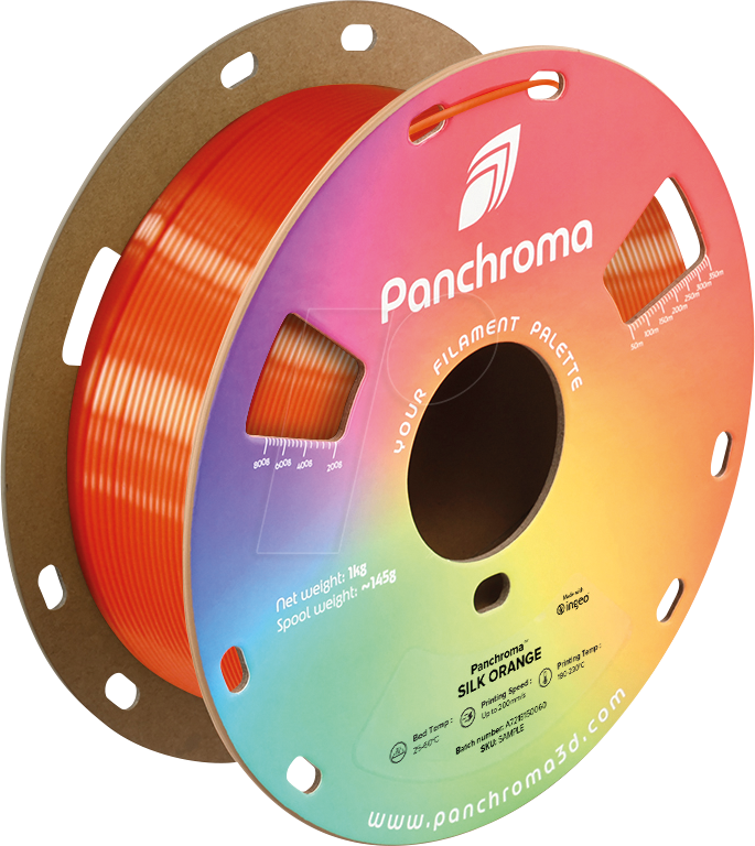 POLYMAKER CA3011 - Filament, Panchroma PLA, Silk Orange, 1,75 mm, 1 kg