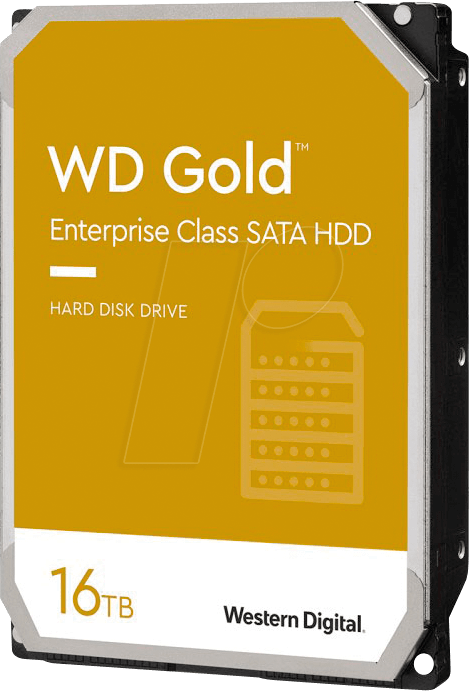 WD161KRYZ - 16TB Festplatte WD Gold - Datacenter
