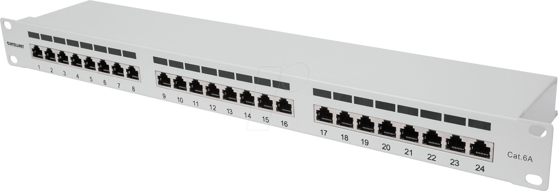 Thumbnail - INT 720854 - Patchpanel, 19'', 24-Port, Cat.6a, 1 HE