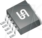 TS2596CM550 - Step-Down-Regler, 5V, 3A, 4,5-40Vi, D²Pak-5