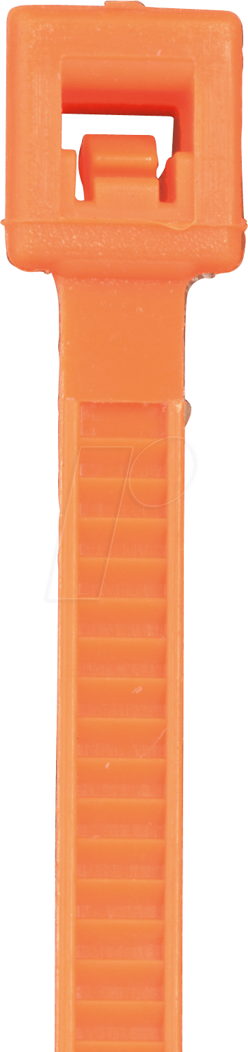 KAB 148 OR - Kabelbinder, standard, 148 mm, orange, 100er-Pack