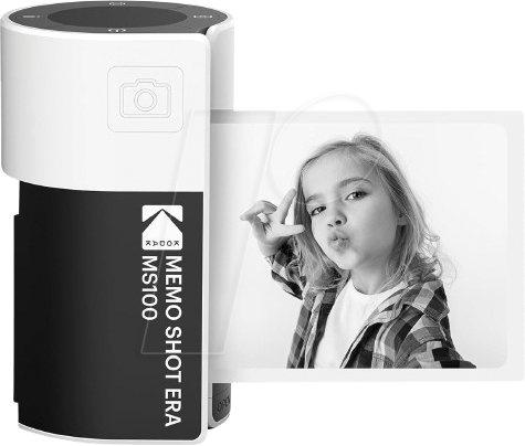 KODAK MS100W - Thermische Sofortbildkamera, weiß