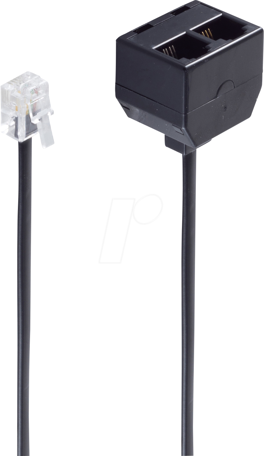 SHVP BS71231 - Western-Stecker 6/4 > 2 Western-Buchsen 6/4, 0,1m