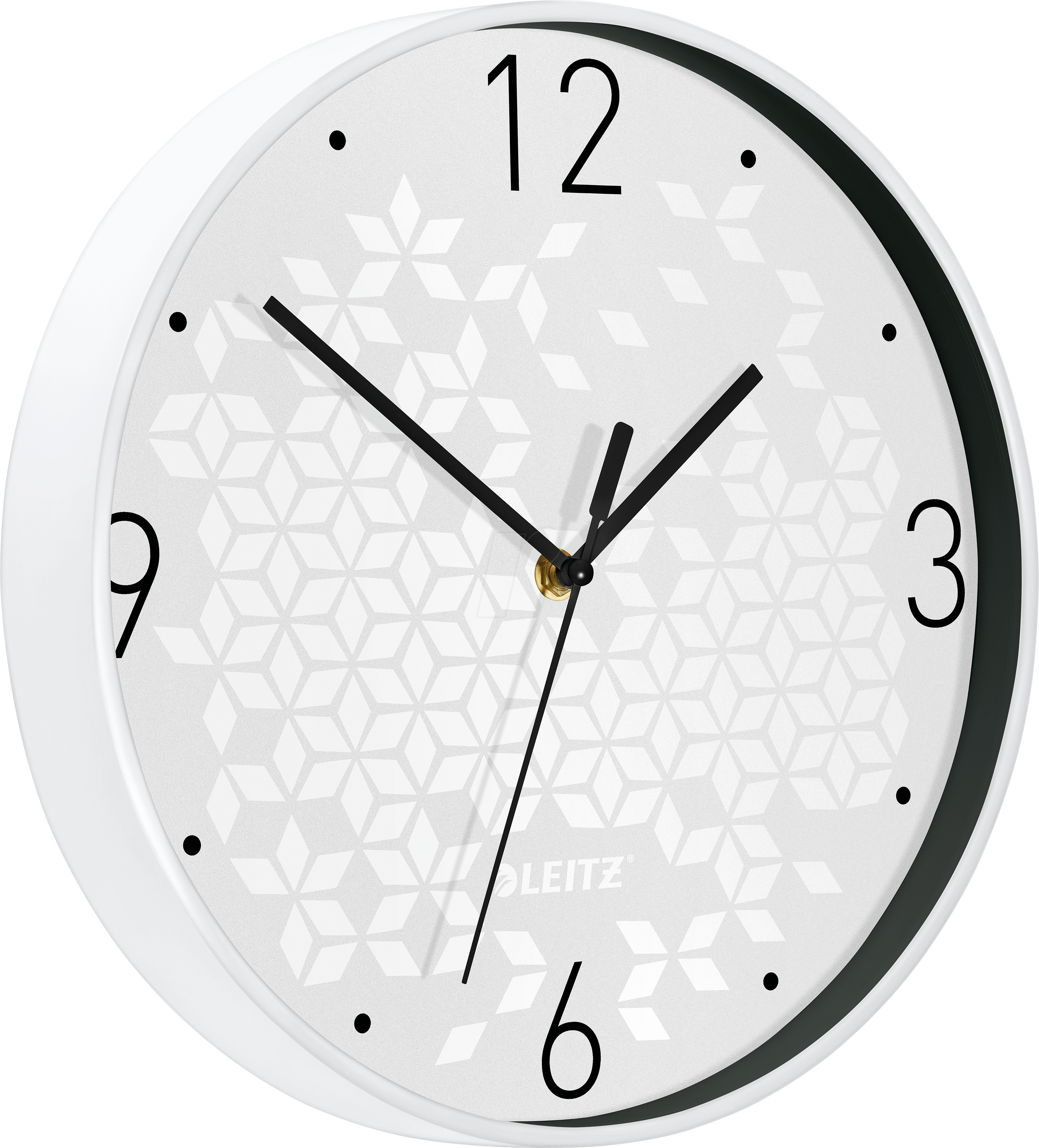 LEITZ 90150001 - Wanduhr WOW weiß